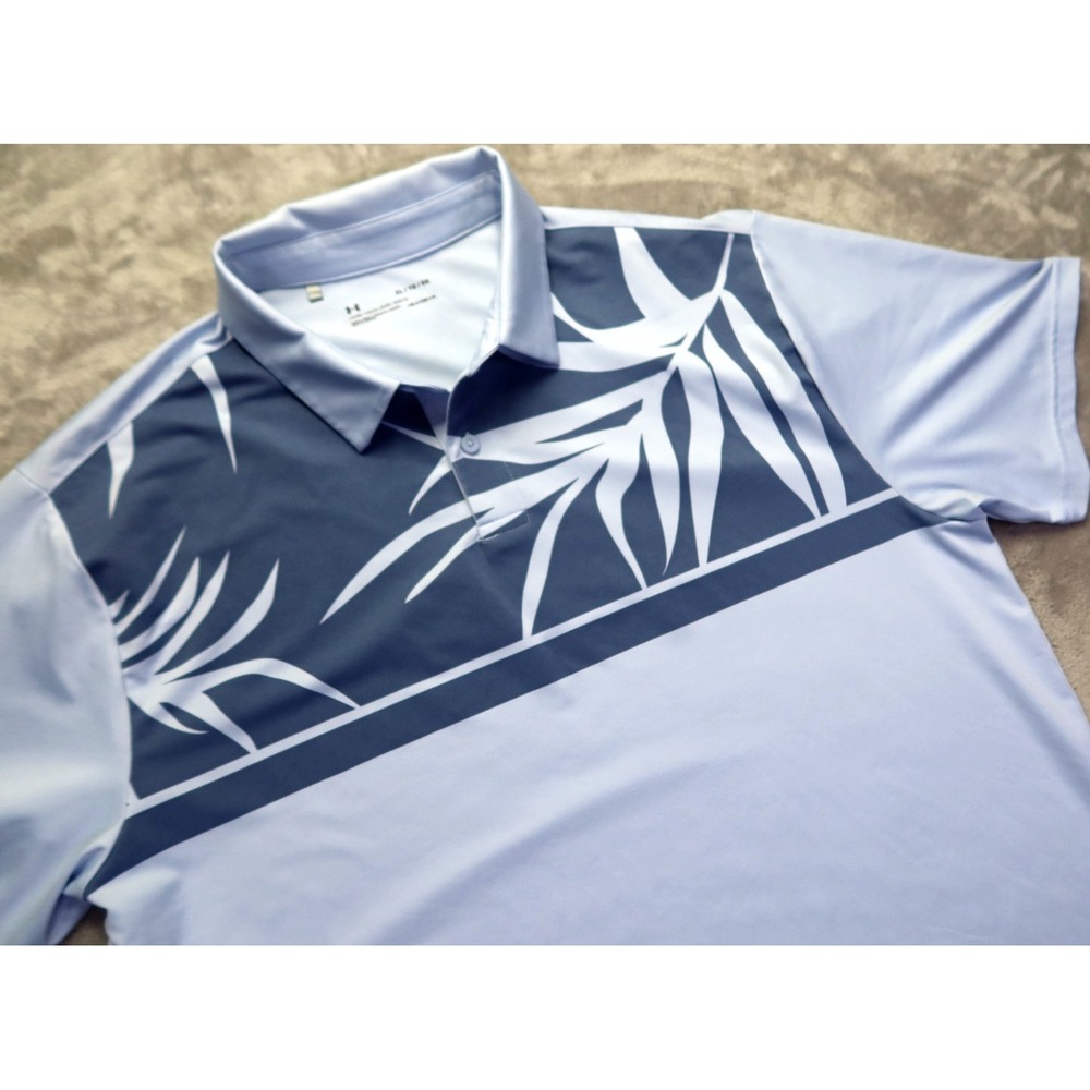 Under Armour Palm Leave Golf Polo Shirt Men's‎ Size XL Commvault AI Solutions
